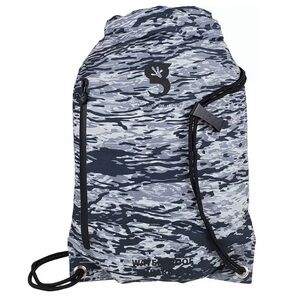 Waterproof Backpack Geckobrand 10L Drawstring Gray Geckoflage NWOT